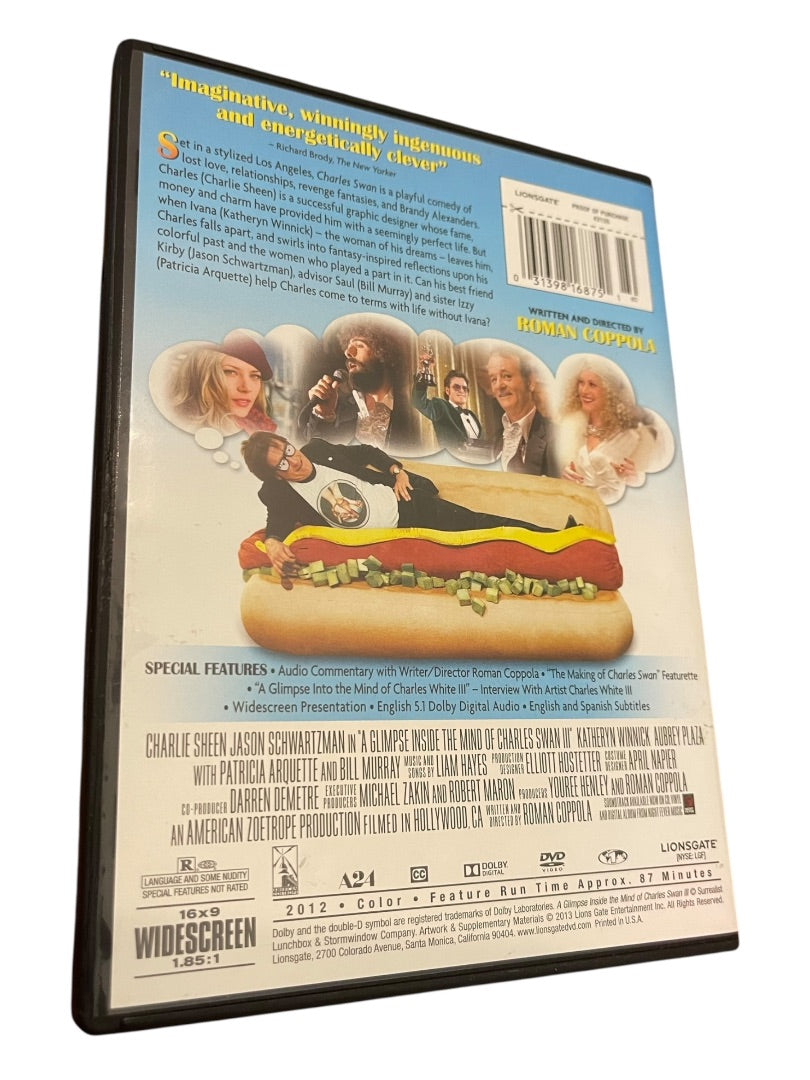 A Glimpse Inside the Mind of Charles Swan III DVD Sheen Murray Ex Library