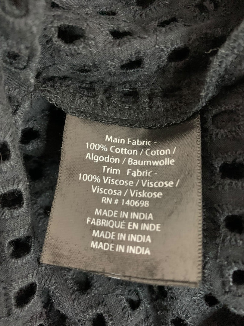 Large Tavik Womens Black Mini Dress and Slip Cut Out Design