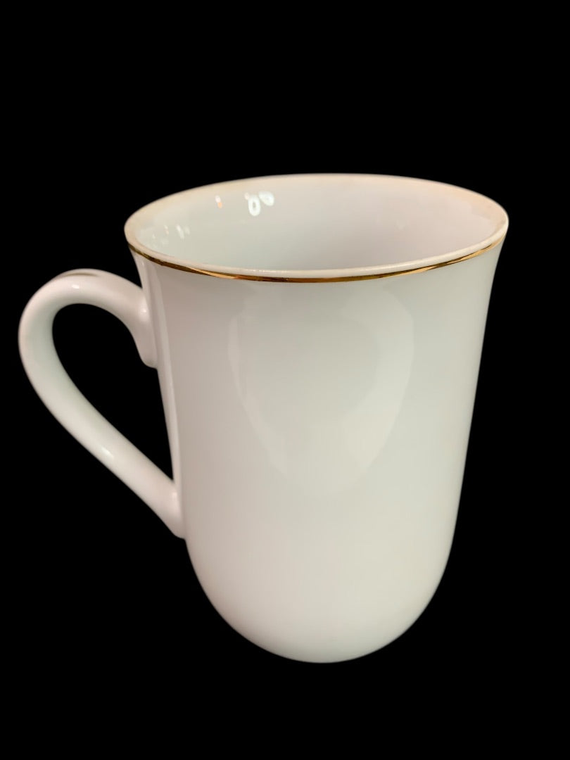 1981 Norman Rockwell HMI Mug Gold Trim "Sour Note"