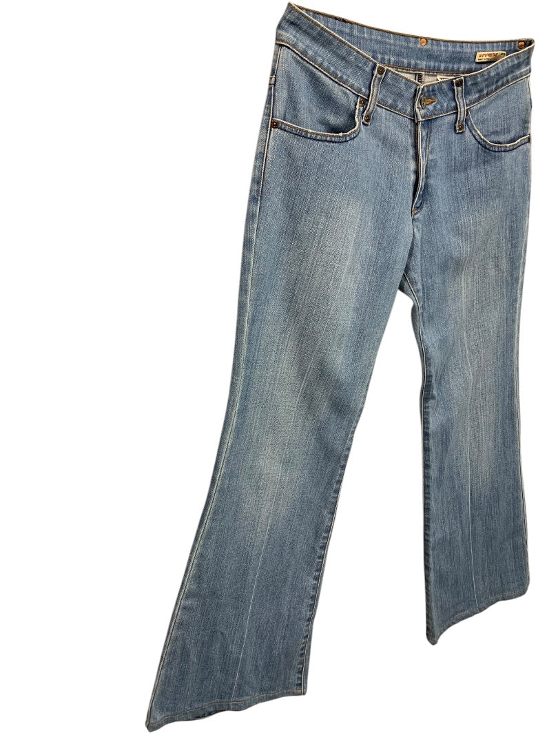 Size 30 Levis Red Tab Jeans Womens Boot Cut Denim 31 Inch Inseam