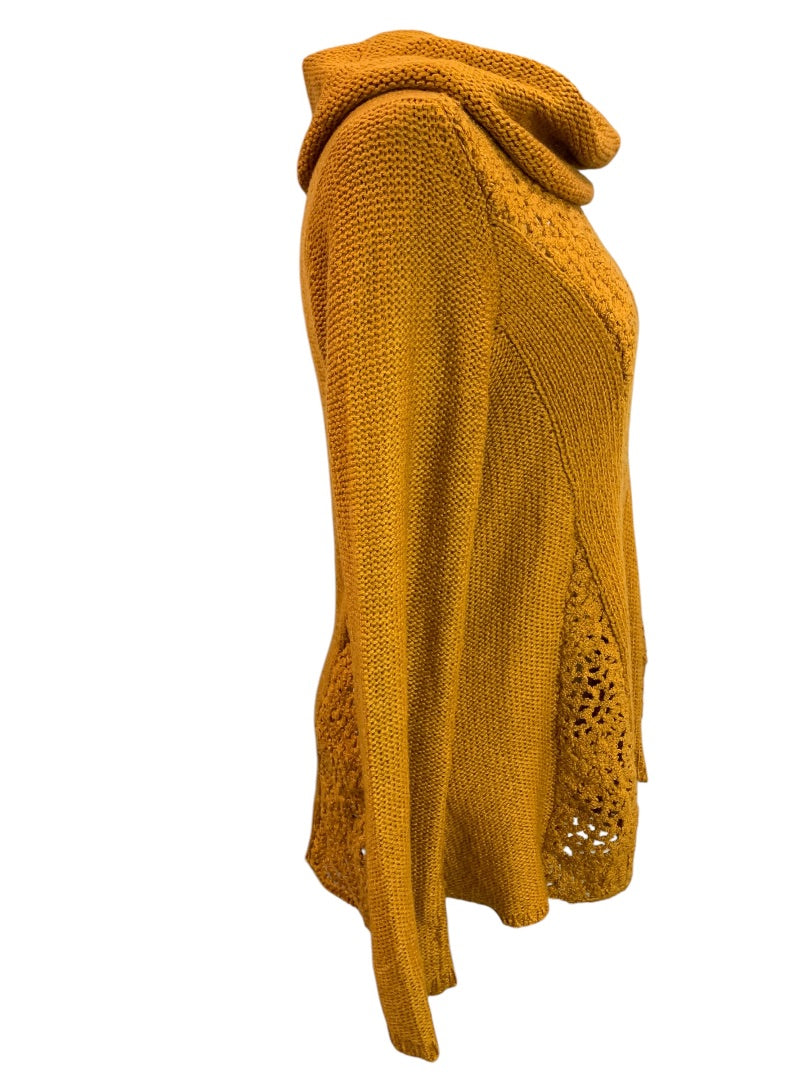 Medium Angel of the North Womens Wool Mohair Blend Sweater Loose Knit