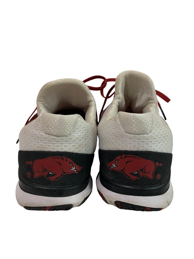 Size 9.5 Nike Free Trainer Mens Sneaker Arkansas Razorbacks Go Hogs Woo Pig