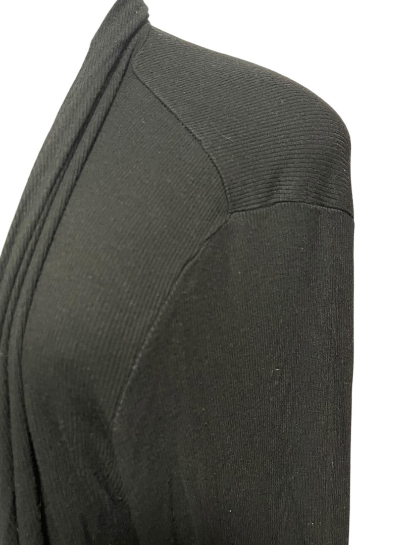 3X INC International Concepts Black Long Sleeve Womens Soft Knit Cardigan