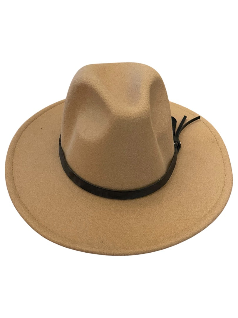 One Size San Diego Hat Womes Classic Felt Fedora Taupe New