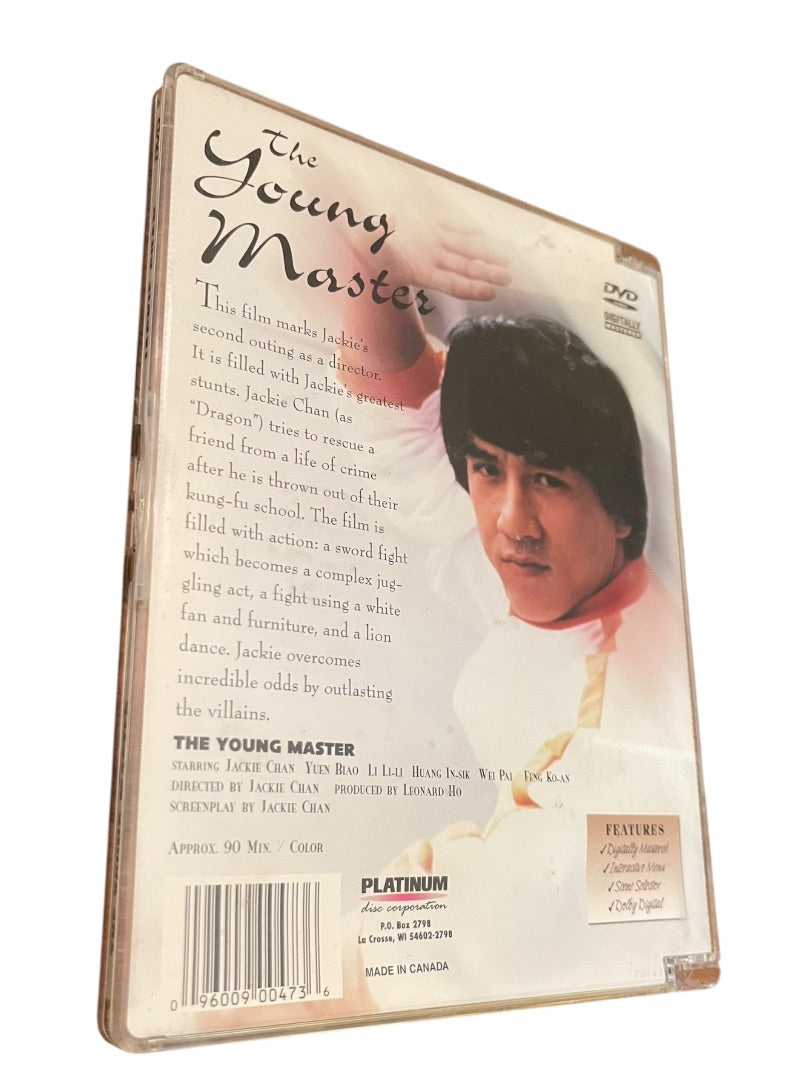 The Young Master Jackie Chan DVD