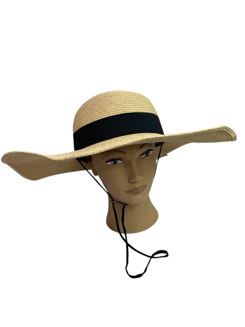 Medium Large Furtalk Packable New Womens Straw Sunhat Chin Strap