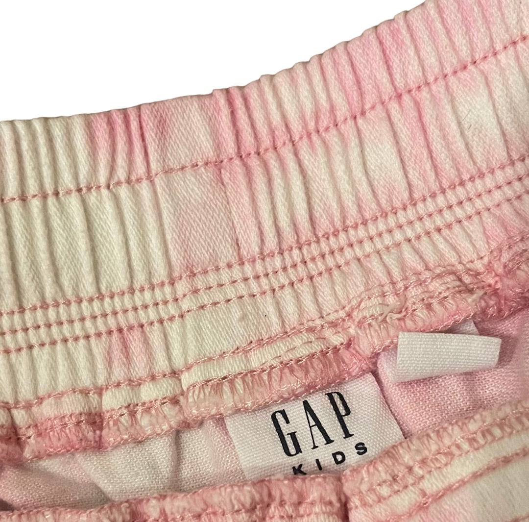 XXL (14-16) Gap Kids Elastic Waist Drawstring Girls Shorts Pink White