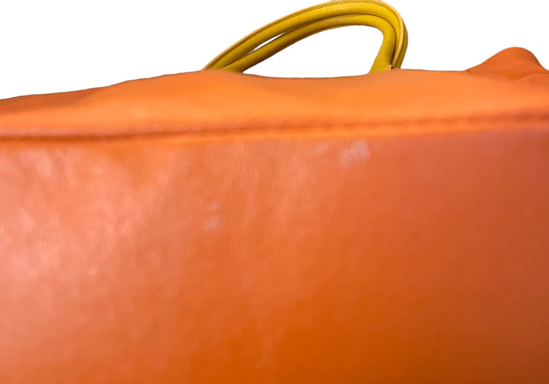 Apt 9 Large Handbag Zipper & Magnetic Closure Outside Pockets Orange NWT