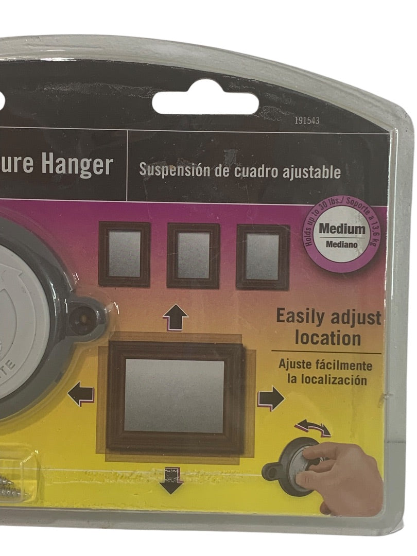 Bulldog Hardware Adjustable Picture Hanger PH-117 Medium Up to 30 lbs