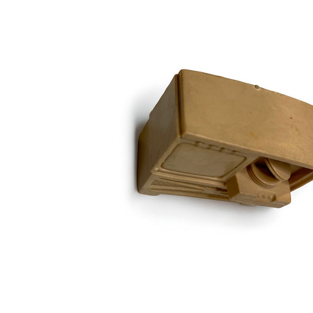 1950s Marx Miniature Dollhouse TV HiFi Stereo Beige 1:18 Scale
