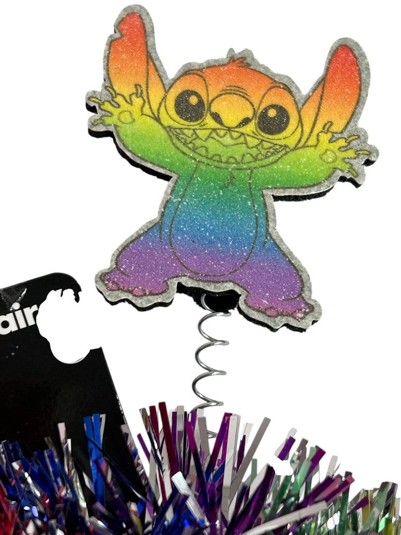 Disney Claires New Bopper Rainbow Headband Stitch