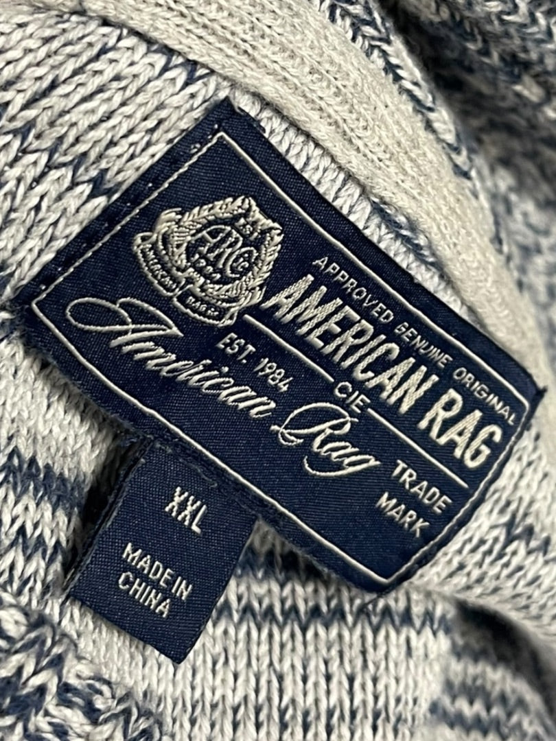 XXL American Rag Cie Womens Long Sleeve Sweater Marled Blue Pullover