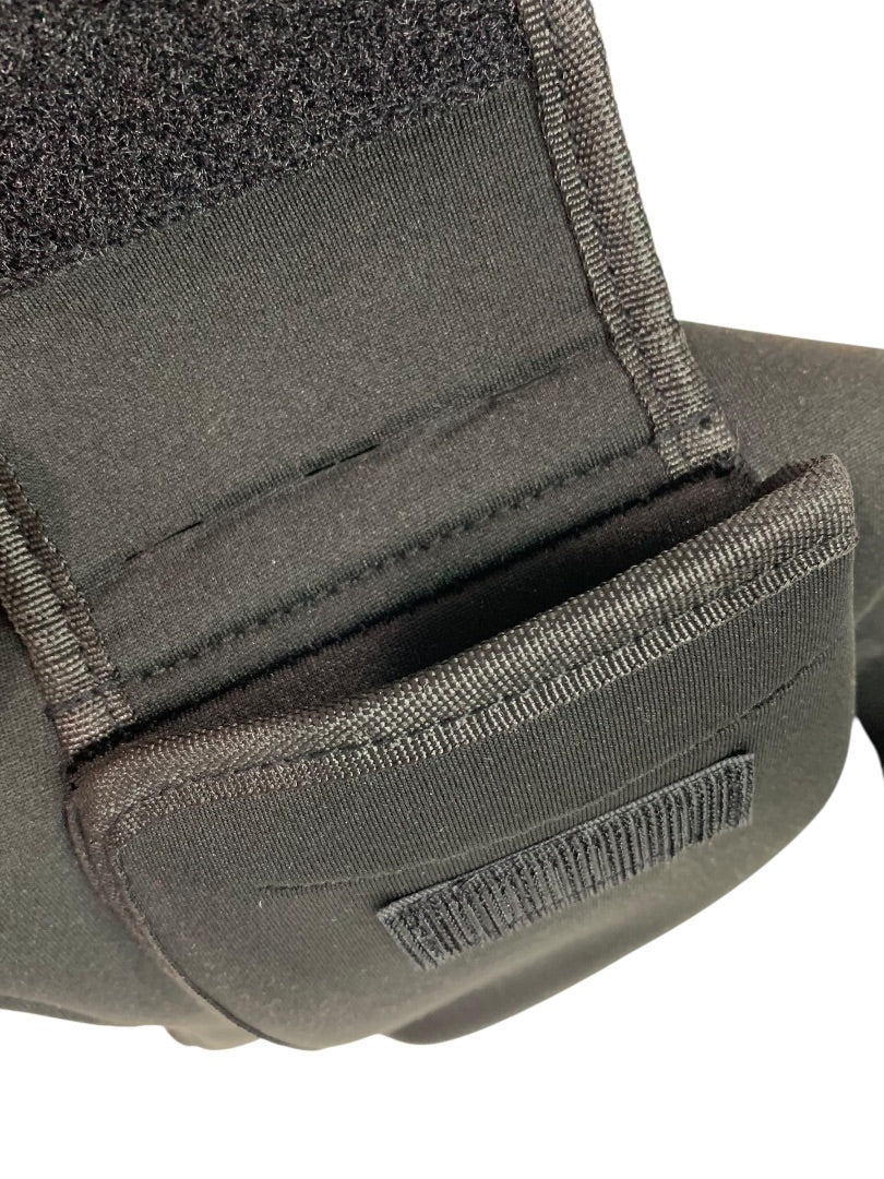 Gear Beast Adult Running Vest Phone Holder Lightweight Black Pocket Adjustable