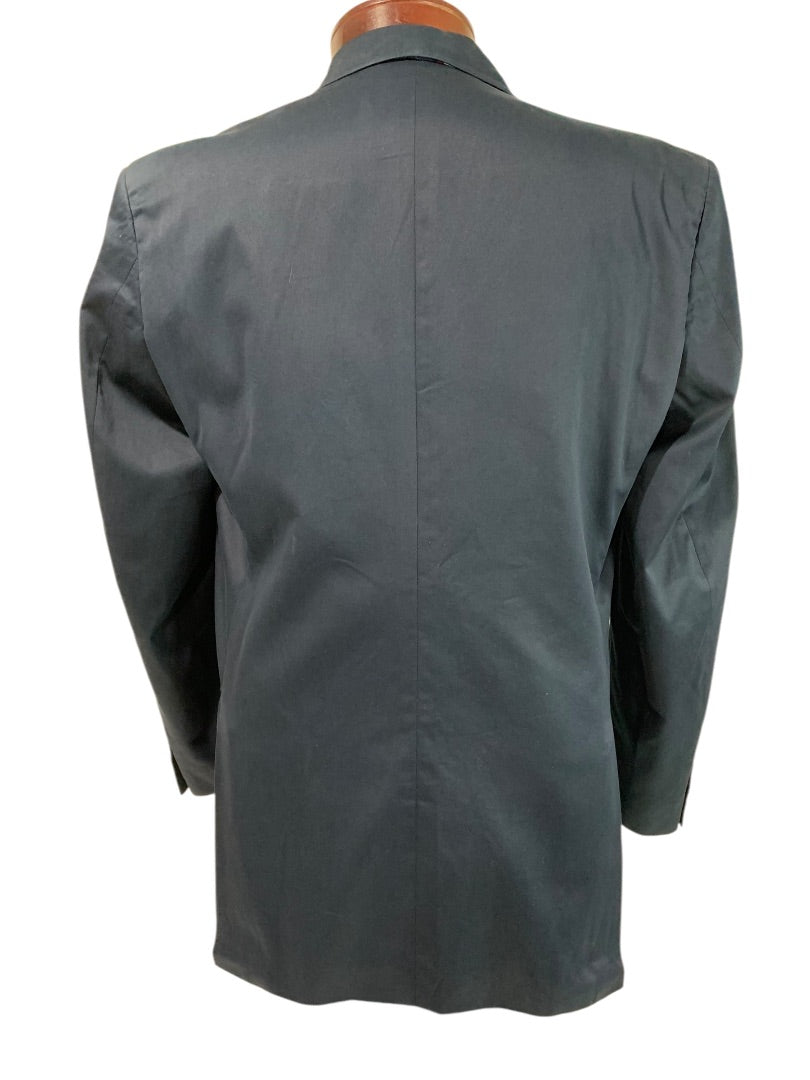 38R Tommy Hilfiger Mens Navy Blue Cotton Sport Coat Jacket
