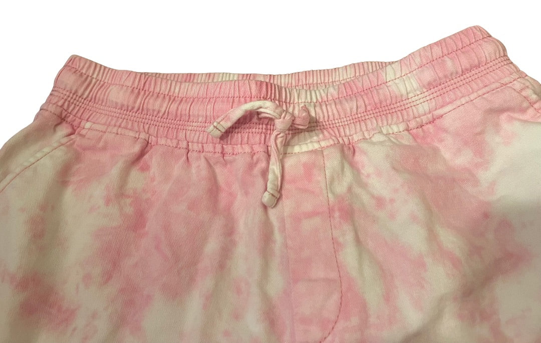 XXL (14-16) Gap Kids Elastic Waist Drawstring Girls Shorts Pink White