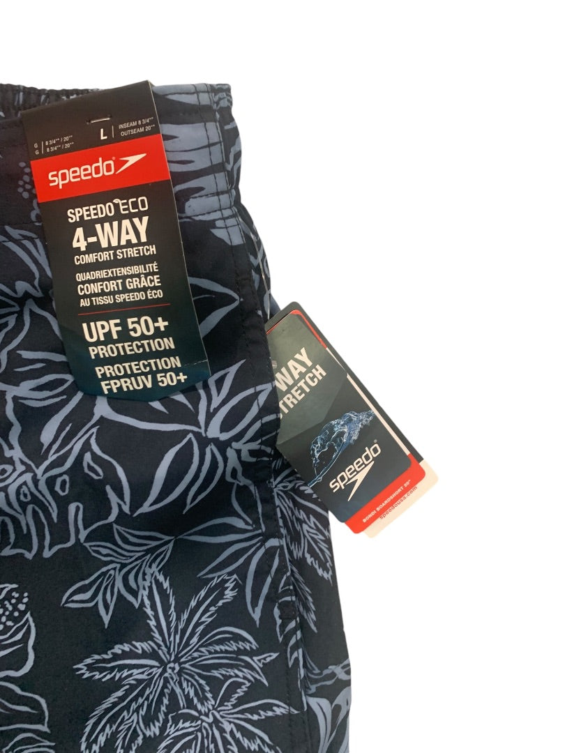 Large Speedo Mens New Tropical Monument Swim Trunks Lined