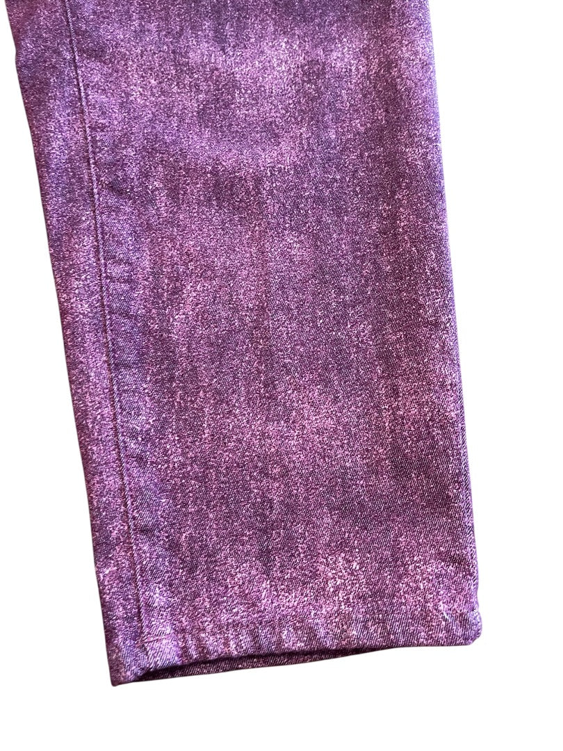 Size 30W Denim 24/7 Stretch Straight Leg Jeans Pockets Purple New