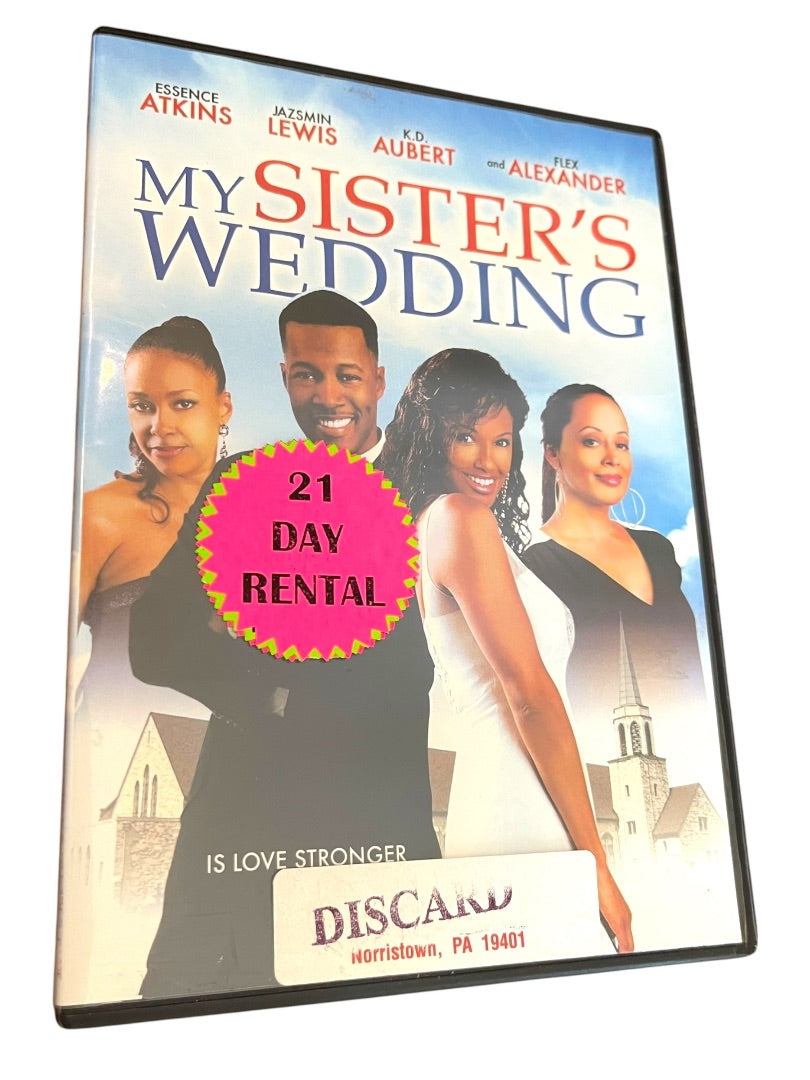 My Sister's Wedding DVD Movie K.D. Aubert Library Discard
