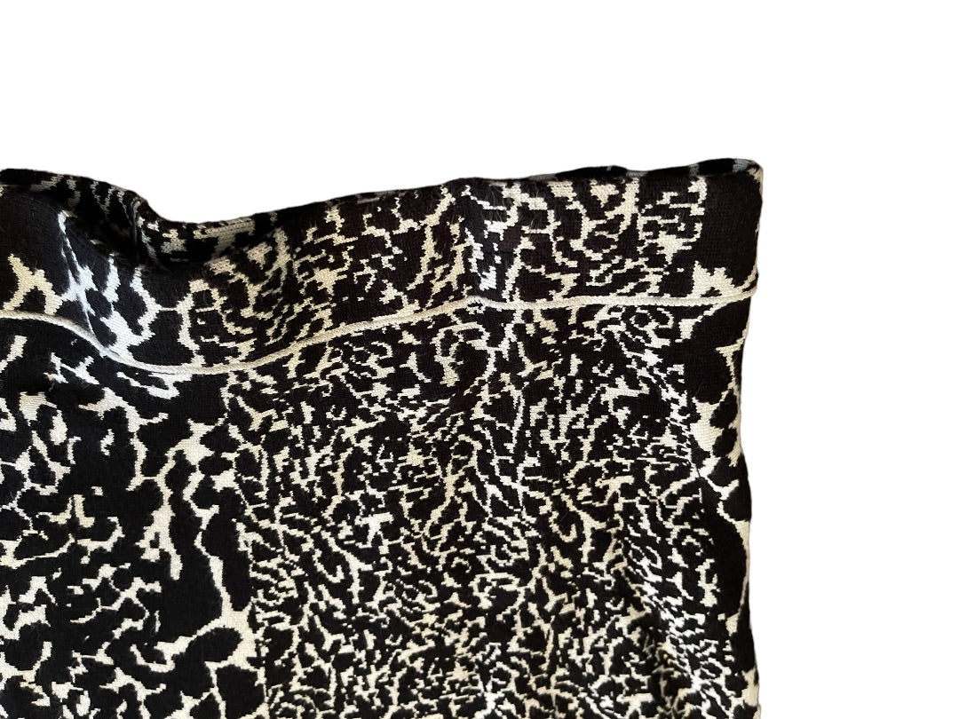 26/28 Lane Bryant Animal Print Knit Sweater Skirt Pull On Plus Size