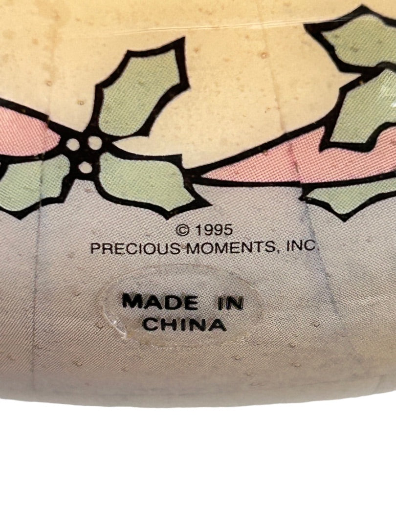 Vintage 1995 Precious Moments Heart Ornament "Sharing Our Season Together" 3.5"