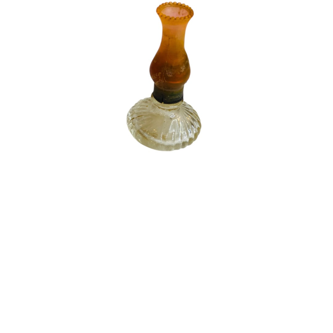 Vintage Miniature Dollhouse Oil Kerosene Lamp Glass Acrylic 2.25 Inch