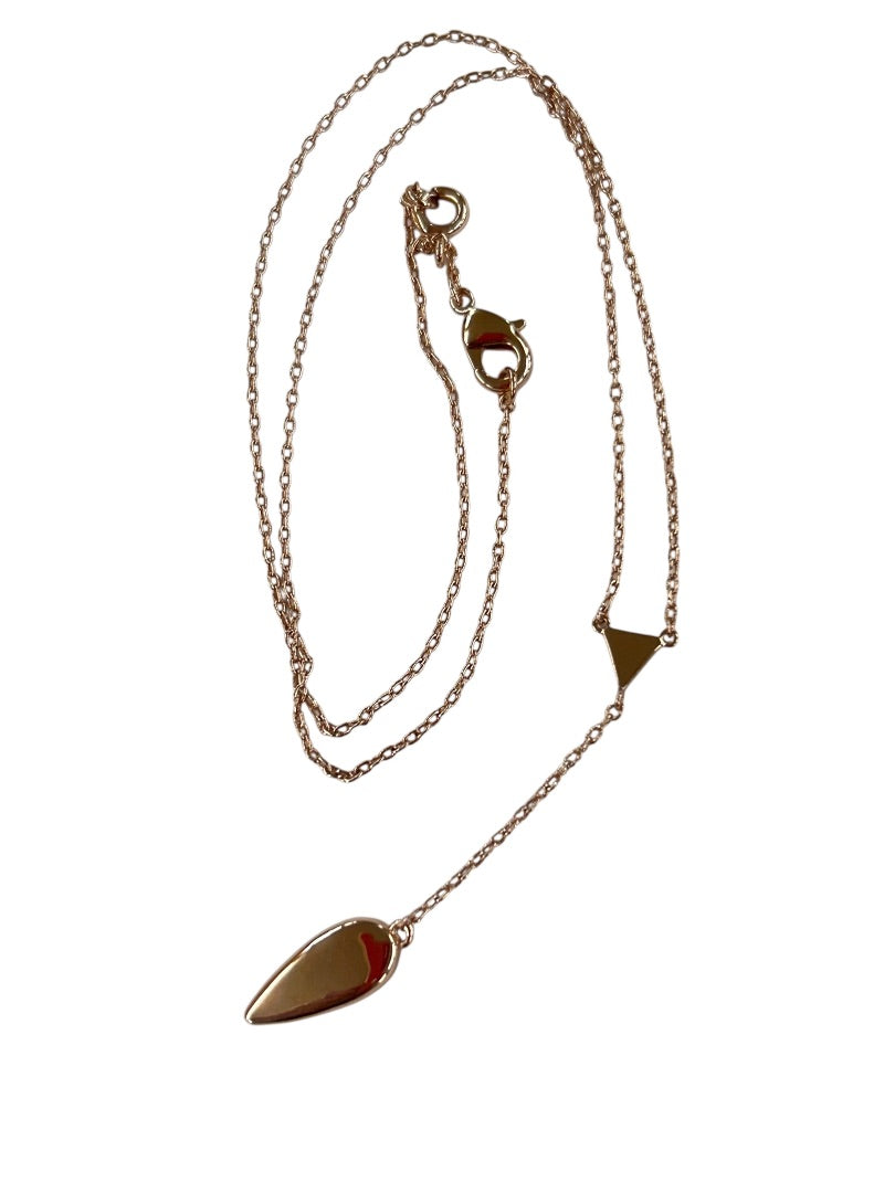 Copper Color 18 Inch Necklace 2 Inch Drop Pendant Extender
