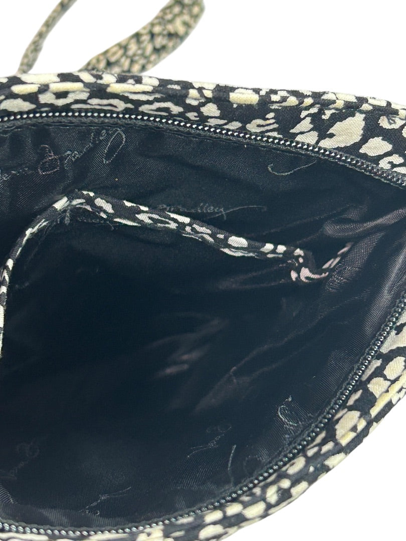 Vera Bradley Camocat Hipster Bag Crossbody Black White