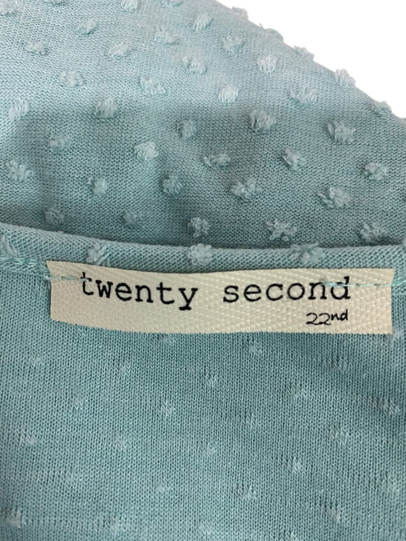 Small Twenty Second Swiss Dot Long Sleeve Womens Shirt