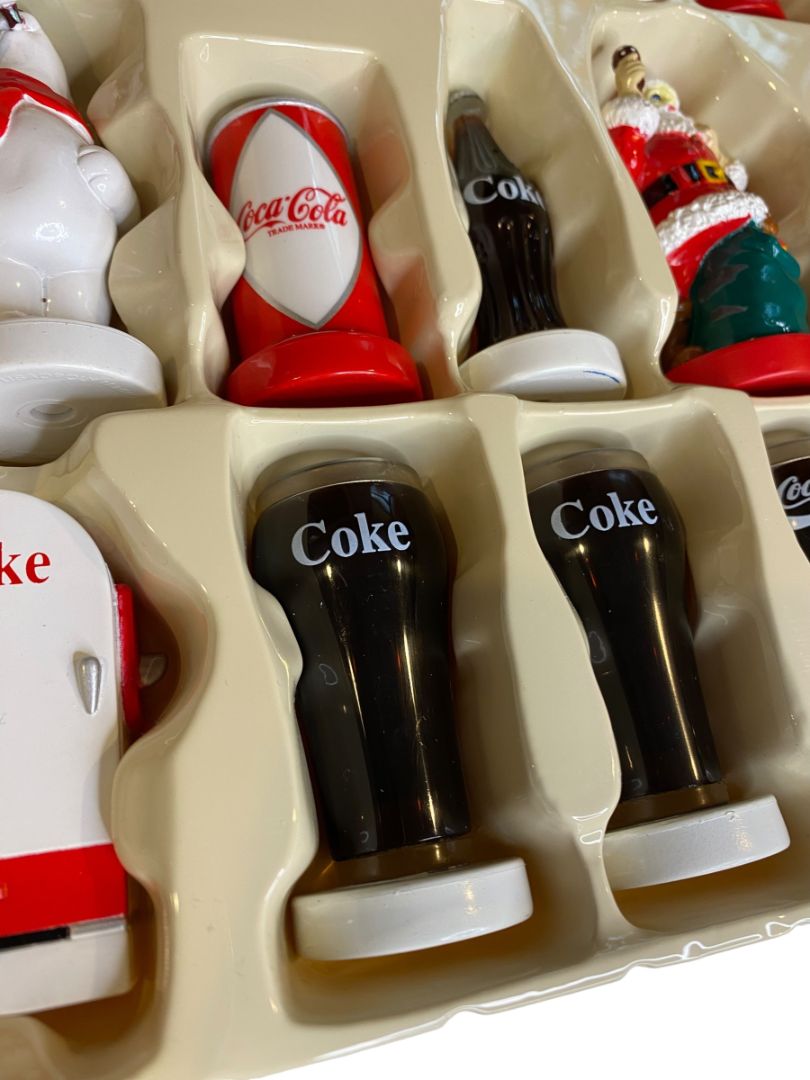 Coca-Cola vs Coke Game Replacement Pieces Santa Polar Bear New 1990s