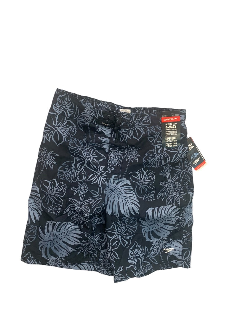 Large Speedo Mens New Tropical Monument Swim Trunks Lined