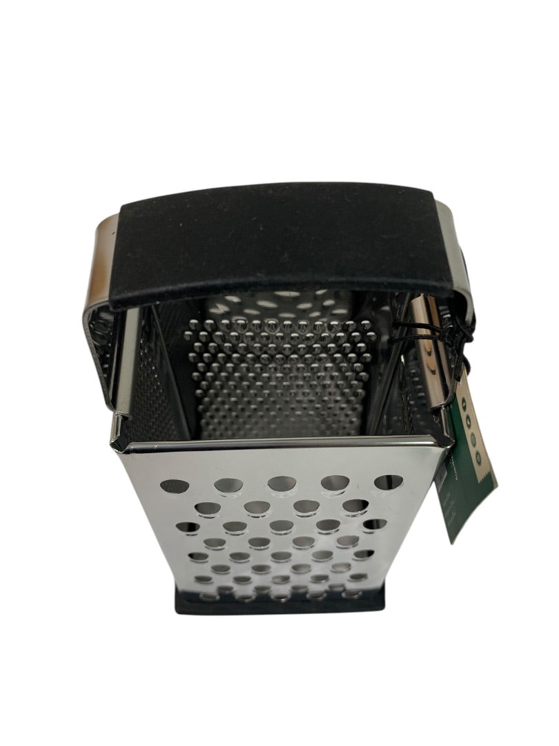 Tablecraft New Box Grater Non-Slip 4 Sided Stainless Steel