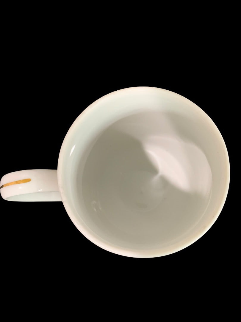 1981 Norman Rockwell Porcelain Pedestal Mug "Leapfrog" The Danbury Mint