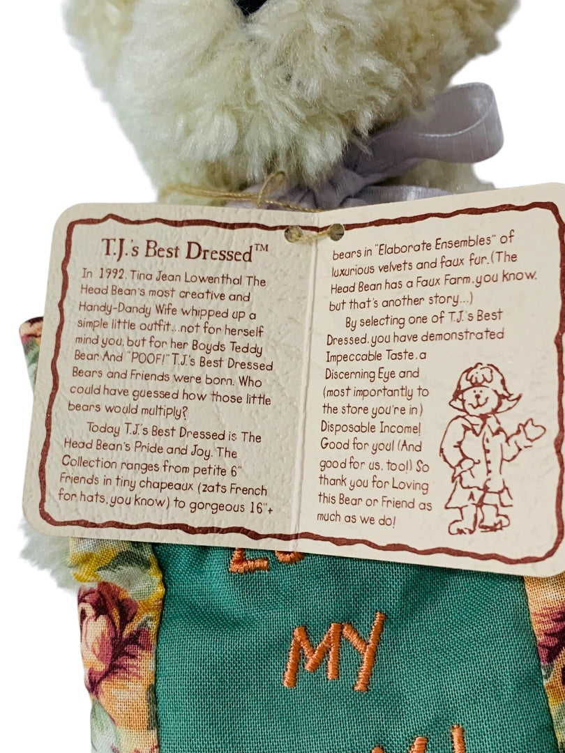 Boyds Bears 6 Inch I Love My Mom Articulated Plush Special Occassion Edition