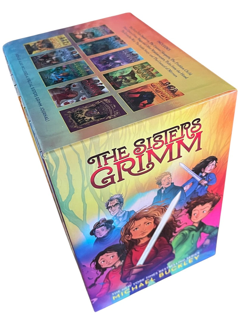 Set of 9 The Sisters Grim & Journal Box Set Paperback Books
