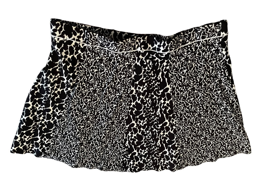 26/28 Lane Bryant Animal Print Knit Sweater Skirt Pull On Plus Size