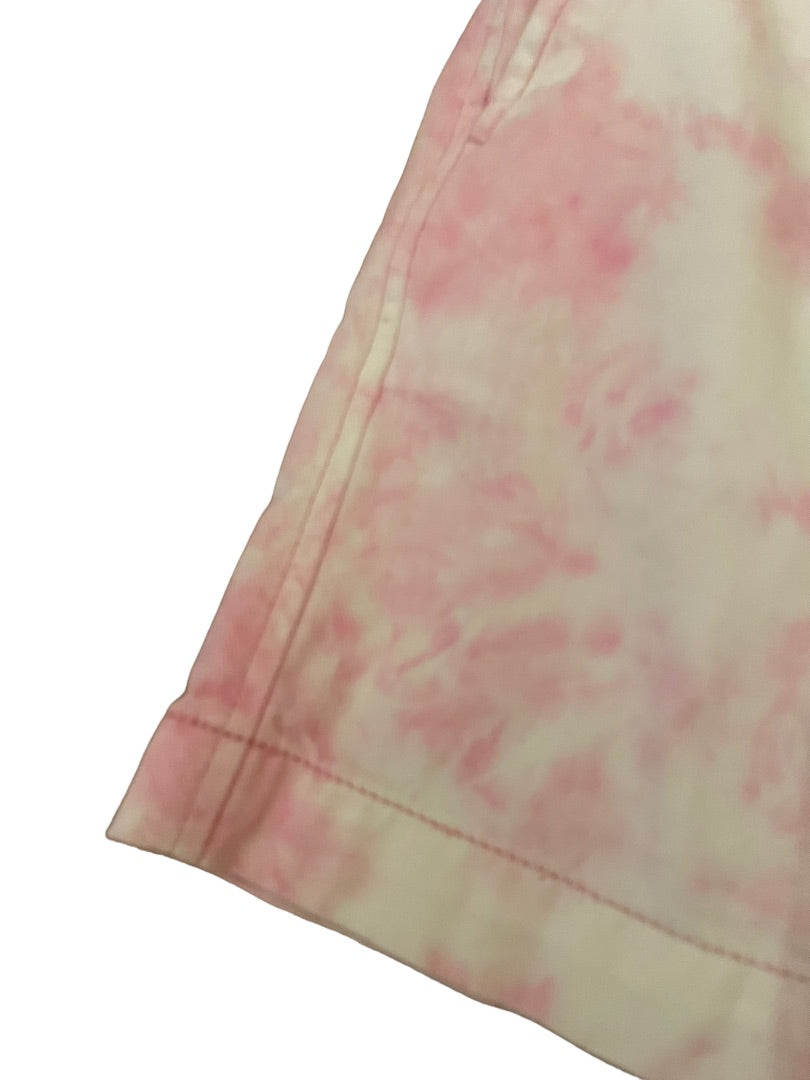 XXL (14-16) Gap Kids Elastic Waist Drawstring Girls Shorts Pink White
