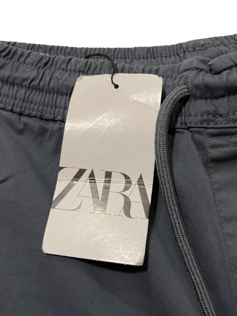 Large Zara Elastic Drawstring Mens Pants Pull On Joggers New