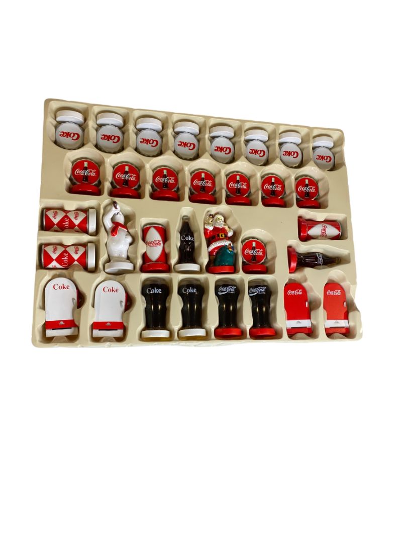 Coca-Cola vs Coke Game Replacement Pieces Santa Polar Bear New 1990s