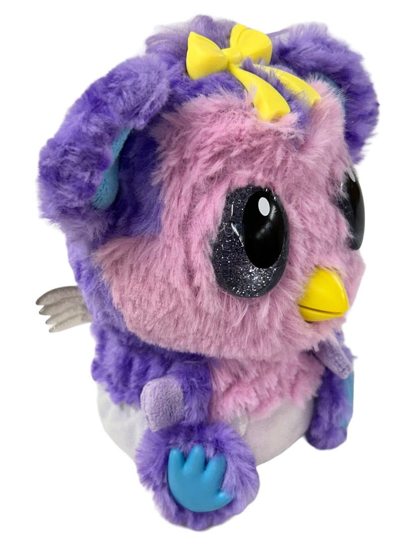 Hatchimals Baby Puffatoo 80823AWS Purple Pink Winged Bird Tested 5.5"