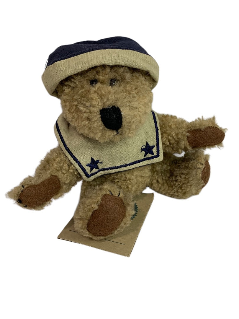Boyds Bears Plush Jointed Chauncey 1990s Sailor Cap 6 Inch Articulated