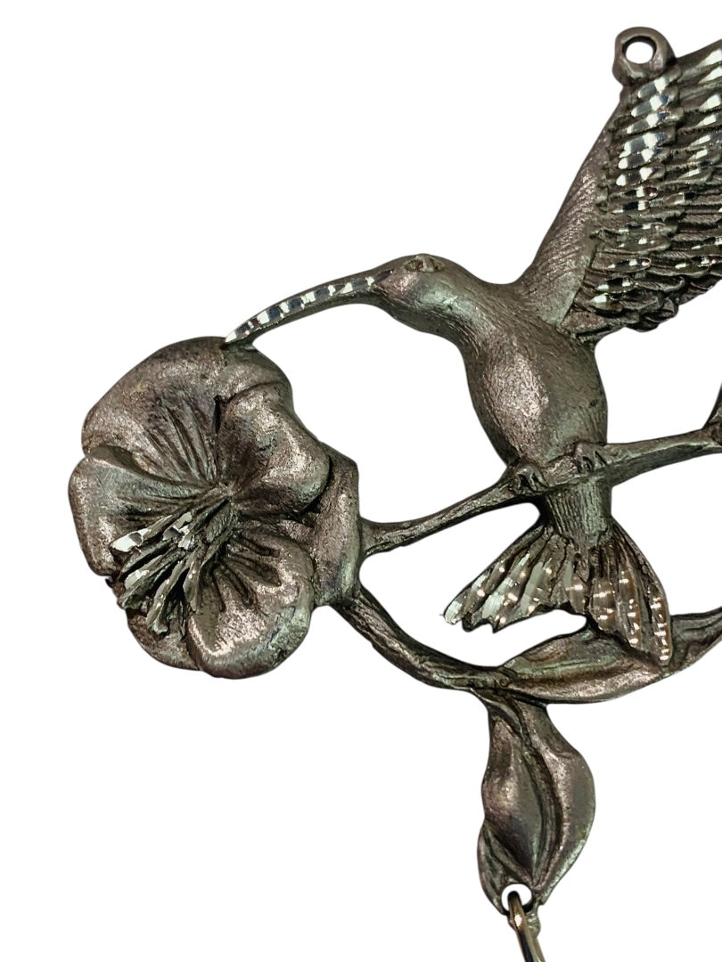 Spoontiques Pewter Ornament Suncatcher Prism Hummingbird 3"