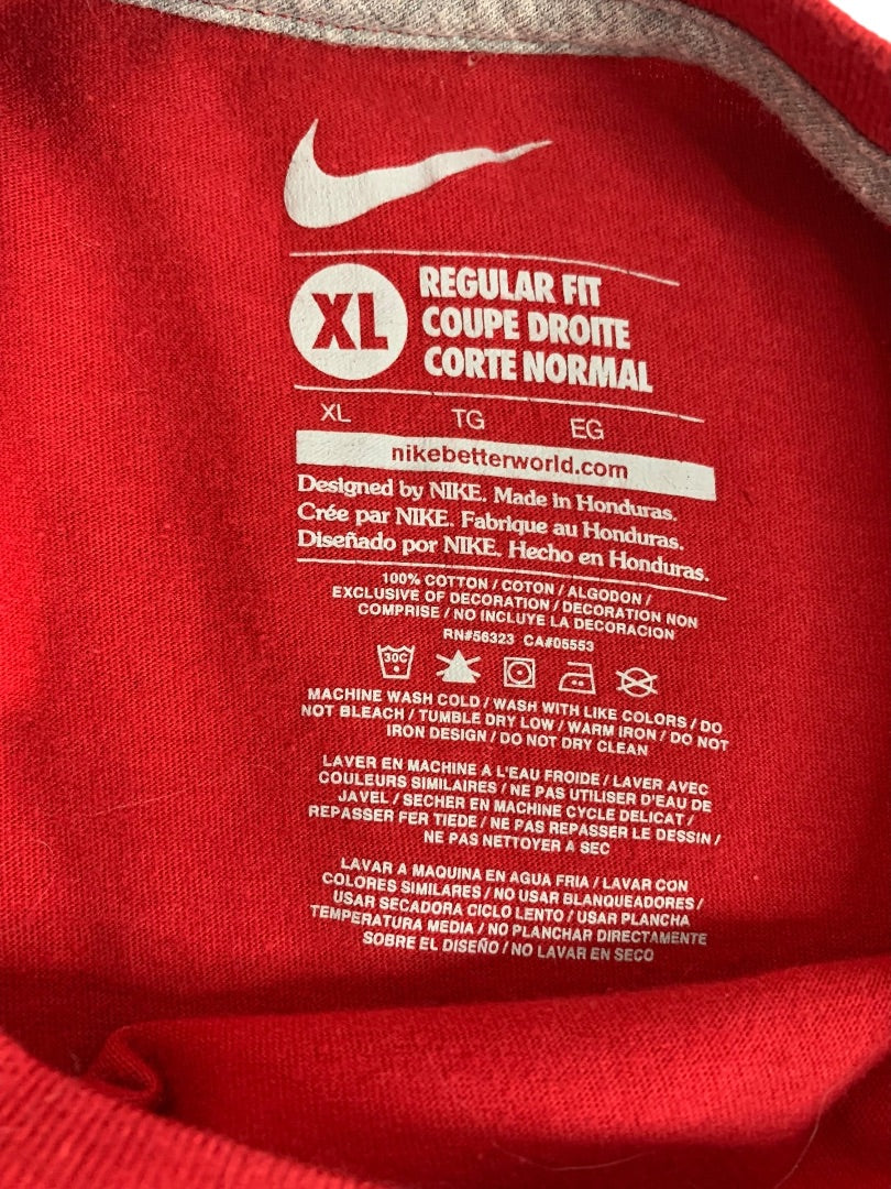 XL Nike Mens Philadelphia Phillies Baseball Regular Fit Tshirt