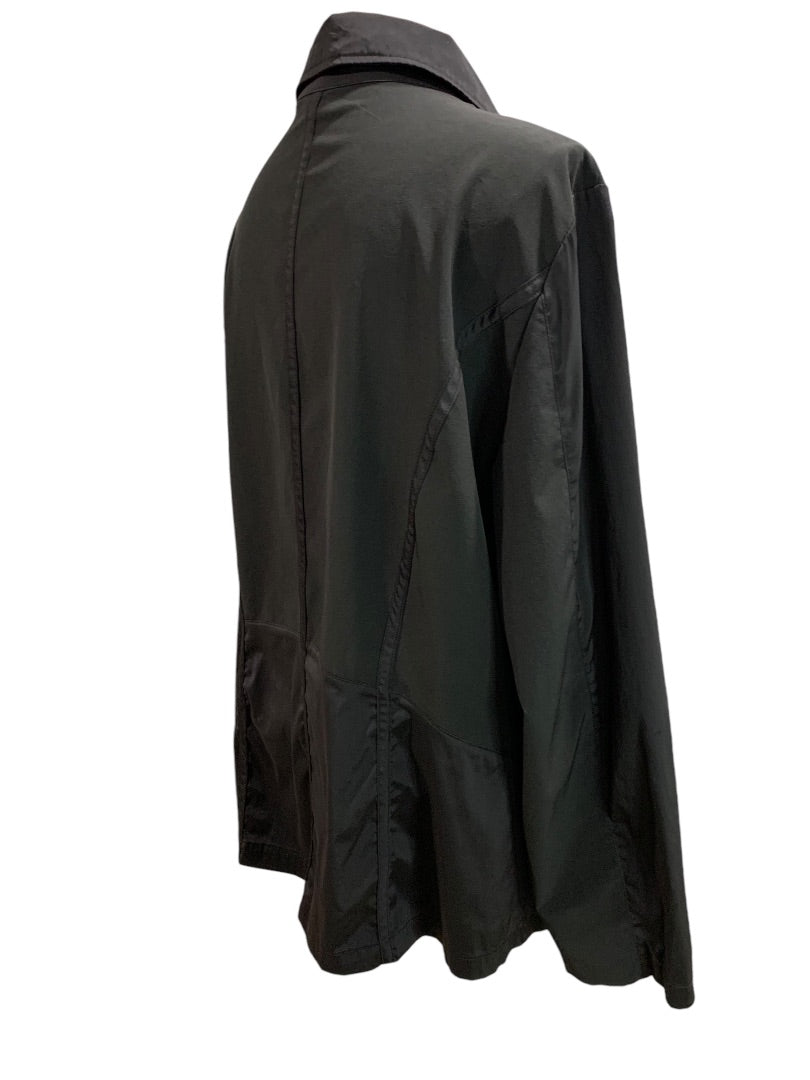 Large (Size 16) Chicos Zenergy Full Zip Track Jacket Black