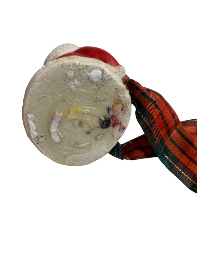 Small Resin Santa Claus Holiday Shelf Sitter Dangle Legs