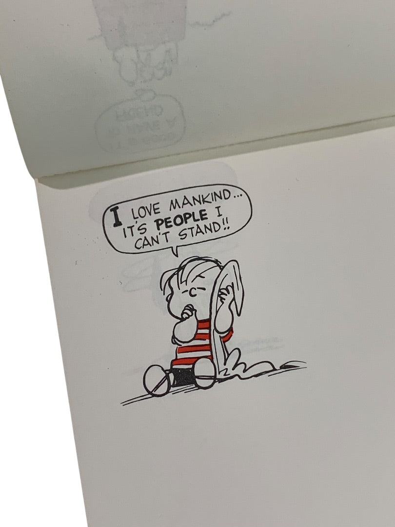 Vintage Hallmark Peanuts Memo Pad Snoopy Charlie Brown More