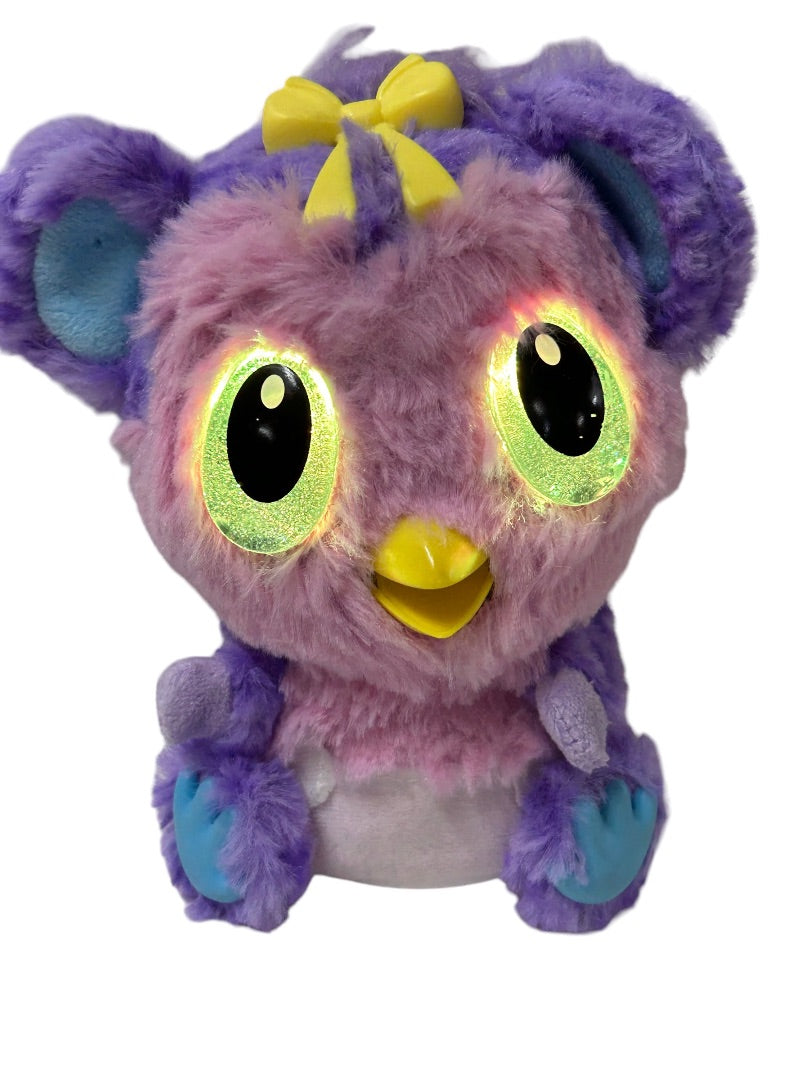 Hatchimals Baby Puffatoo 80823AWS Purple Pink Winged Bird Tested 5.5"