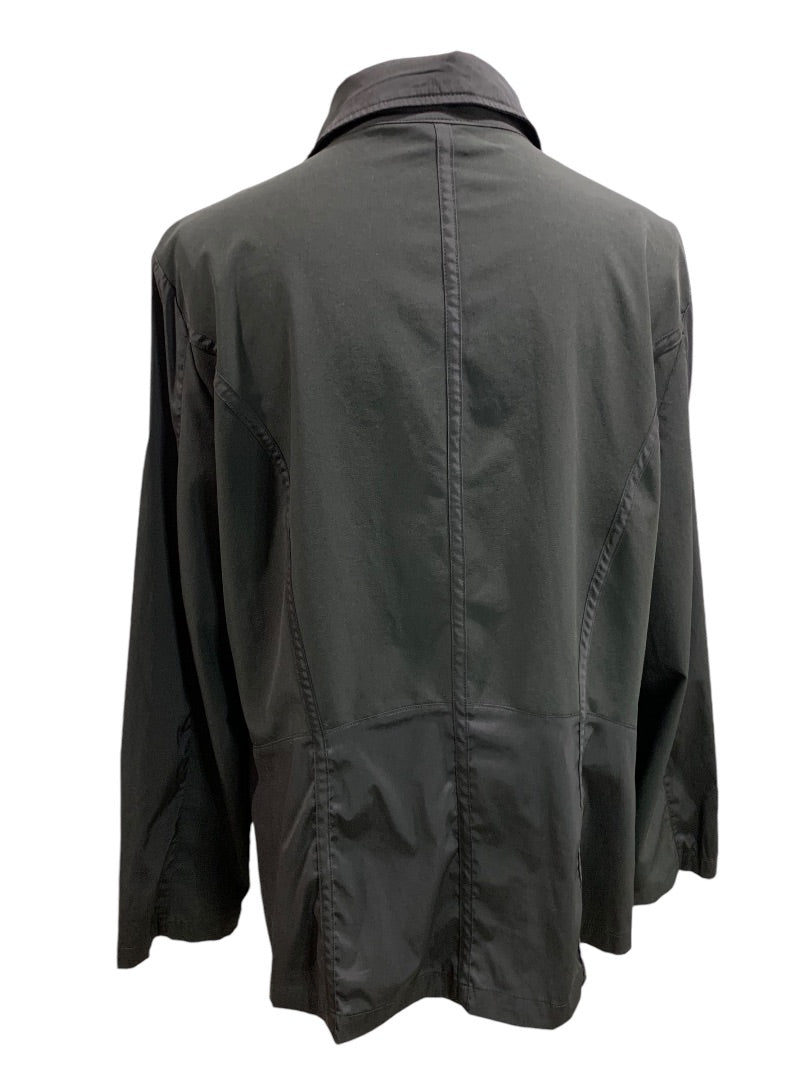 Large (Size 16) Chicos Zenergy Full Zip Track Jacket Black