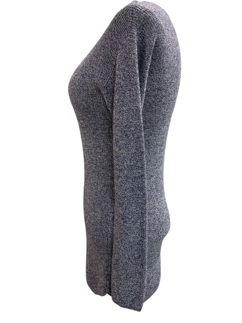 Petite Talbots Marled Knit Cashmere Blend Womens Tunic Sweater