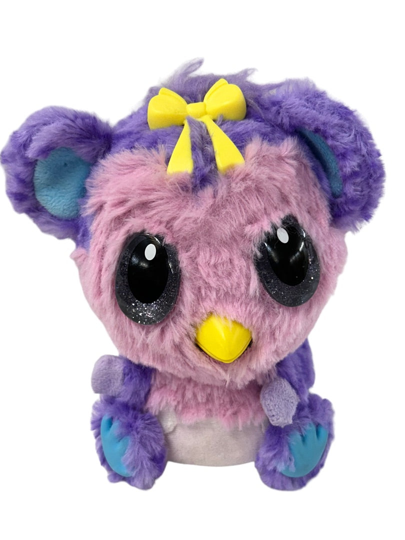 Hatchimals Baby Puffatoo 80823AWS Purple Pink Winged Bird Tested 5.5"