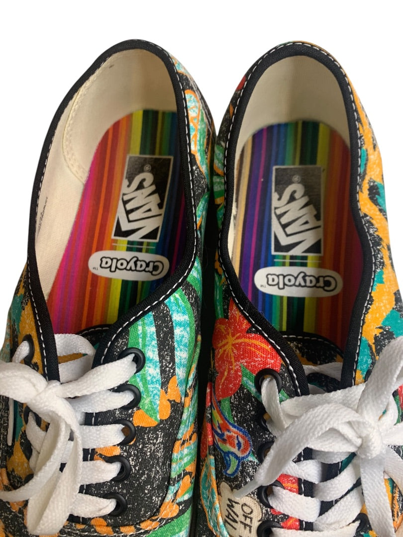 Vans x Crayola Van Doren Skate Sneaker Womens 11 (Mens 9.5) Floral